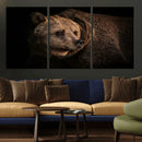 Wild Grizzly 399 Bear Canvas Wall Art Print, Bear Animal by MyGreatCanvas | Canvas Wall Art Prints | Photo Prints & Wall Decor