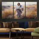 Jesus the Good Shepherd Wall Art Canvas Print - Lost Lamb