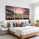Oregon State Beavers Football Team Print - Corvallis Reser
