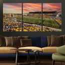 University of Wyoming Cowboys Football Team Print - Laramie by MyGreatCanvas | Canvas Wall Art Prints | Photo Prints & Wall Decor