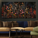 Large Floral Painting Print Illustration Flowers Canvas Wall by MyGreatCanvas | Canvas Wall Art Prints | Photo Prints & Wall Decor