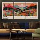 Yayoi 1986 Wall Art Print – Vibrant Sabi Sabi Japanese