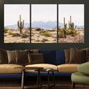 Desert Cactus Canvas Wall Art – Serene Southwestern Arizona by MyGreatCanvas | Canvas Wall Art Prints | Photo Prints & Wall Decor