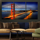 Large Wall Art San Francisco Canvas Print - Wonderful Golden