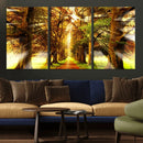 Sunshine in Forest and Trees Wall Art Canvas Print by MyGreatCanvas | Canvas Wall Art Prints | Photo Prints & Wall Decor