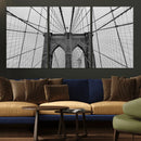 Large Brooklyn Bridge Wall Art Canvas Print