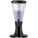 Set of 2 3L Draft Beer Tower Dispenser with LED Lights by DirectDeals