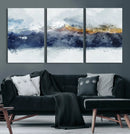 Abstract Mountain Range Art Canvas Print | 3 Panel by MyGreatCanvas | Canvas Wall Art Prints | Photo Prints & Wall Decor