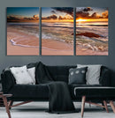 Sunset on Ocean Wall Art Canvas Print by MyGreatCanvas | Canvas Wall Art Prints | Photo Prints & Wall Decor