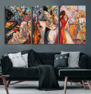 Abstract Afro American Jazz Canvas Wall Art | Music-Inspired by MyGreatCanvas | Canvas Wall Art Prints | Photo Prints & Wall Decor