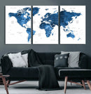 World Map Canvas Print – Framed Detailed Map of the World by MyGreatCanvas | Canvas Wall Art Prints | Photo Prints & Wall Decor
