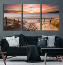 Sunset on the Sea Wall Art Canvas Print by MyGreatCanvas | Canvas Wall Art Prints | Photo Prints & Wall Decor