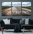 Recovery Road Wall Art Canvas Print