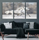 The White Horses Wall Art, Framed White Horses Wall Art