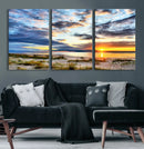 Sunset On The Ocean Wall Art Canvas Print by MyGreatCanvas | Canvas Wall Art Prints | Photo Prints & Wall Decor