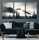 Large Foggy Mountain Forest Wall Art Canvas Print | Misty by MyGreatCanvas | Canvas Wall Art Prints | Photo Prints & Wall Decor