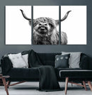 Fanny Scottish Highland Cow Cattle Art Print Farmhouse Wall