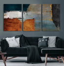 Modern Abstract Canvas Art Canvas Print - Framed and Ready