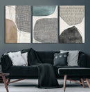 Canvas Print Wall Art Abstract Art Boho, Framed Boho Decor