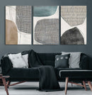 Canvas Print Wall Art Abstract Art Boho, Framed Boho Decor