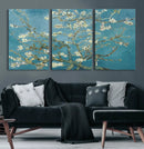 Vincent Van Gogh's Almond Blossom Abstract Wall Art Canvas,