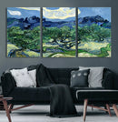 Olive Trees Van Gogh Wall Art Canvas Print