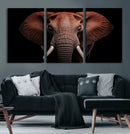 Wild Elephant Wall Art Canvas Print, Africa Savannah Wild by MyGreatCanvas | Canvas Wall Art Prints | Photo Prints & Wall Decor