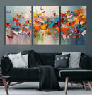 Abstract Butterfly Wall Art Canvas Print