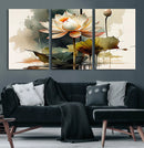 Lotus Flower Watercolor Canvas Print – A Symbol of Serenity by MyGreatCanvas | Canvas Wall Art Prints | Photo Prints & Wall Decor