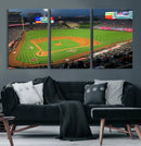 Angel Stadium Aerial Canvas Print – Los Angeles Angels
