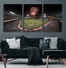 Fireworks at Angel Stadium – Los Angeles Angels Canvas