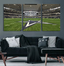 Dallas Cowboys Football Team Print - Arlington AT&T Stadium by MyGreatCanvas | Canvas Wall Art Prints | Photo Prints & Wall Decor