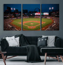 St. Louis Cardinals Baseball Team Print - Busch Stadium Wall by MyGreatCanvas | Canvas Wall Art Prints | Photo Prints & Wall Decor