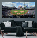New York Mets Baseball Team Print - Citi Field Stadium Wall