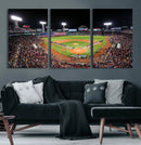 Fenway Park Wall Art Canvas Print | Large Baseball Stadium