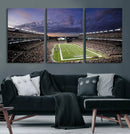 New England Patriots Football Team Print - Foxborough by MyGreatCanvas | Canvas Wall Art Prints | Photo Prints & Wall Decor