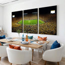 Stadium in Michigan Wall Art Canvas Print, Framed American