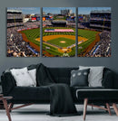 Yankee Stadium New York Wall Art Print | 3-Panel Canvas