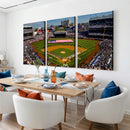 Yankee Stadium New York Wall Art Print | 3-Panel Canvas