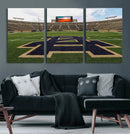 Notre Dame Stadium Giclee Canvas Print | Triptych Wall Art
