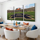 Football Stadium Wall Art – Framed Sports Field Canvas