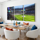 Tottenham Hotspur Stadium Canvas Print, Match Day Triple
