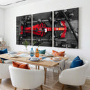 Ferrari Pit Stop Canvas Wall Art – Precision and Speed