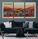 Framed Yayoi Kusama 1986 Wall Art Print – Japanese Wall Art