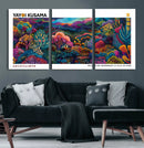Framed Yayoi Kusama 1986 Wall Art Print – Japanese Wall Art