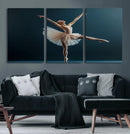 Ballet Dancer Wall Art – Framed Graceful Pose Canvas by MyGreatCanvas | Canvas Wall Art Prints | Photo Prints & Wall Decor