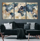 World Map Canvas Print – Framed Wall Art for Couples, by MyGreatCanvas | Canvas Wall Art Prints | Photo Prints & Wall Decor