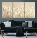 Grass Wall Art Print - Elegant Neutral Decor for Living