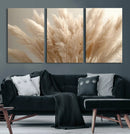 Pampas Grass Canvas Wall Art - Elegant Neutral Decor for by MyGreatCanvas | Canvas Wall Art Prints | Photo Prints & Wall Decor