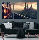 Harry Castle Wall Art Canvas Print, Wizard School Wall Art
